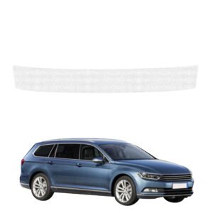Balta techninė apsauginė danga bagažinės slenksčiui Volkswagen Passat B8 universalas (2014-2022) GRIZZ HeavyDuty White