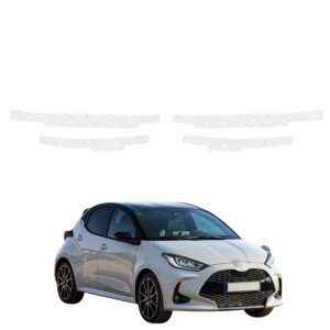 Komplektas 4w1 Balta techninė apsauginė danga slenksčiams Toyota Yaris HEV (2020-2026) GRIZZ HeavyDuty White