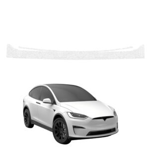 Balta techninė apsauginė danga bagažinės slenksčiui Tesla Model X (2021-2026) GRIZZ HeavyDuty White