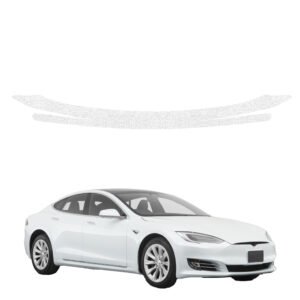 Balta techninė apsauginė danga bagažinės slenksčiui Tesla Model S (2023-2026) GRIZZ HeavyDuty White
