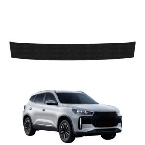 Juoda techninė apsauginė danga bagažinės slenksčiui Chery Tiggo 4 (2025-2026) GRIZZ HeavyDuty Black