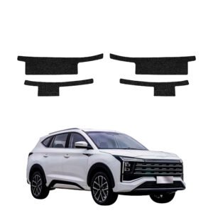 Komplektas 4w1 Juoda techninė apsauginė danga slenksčiams JAC JS8 PRO (2025-2026) GRIZZ HeavyDuty Black