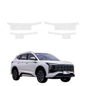 Komplektas 4w1 Bespalvė techninė apsauginė danga slenksčiams JAC JS8 PRO (2025-2026) GRIZZ HeavyDuty Clear