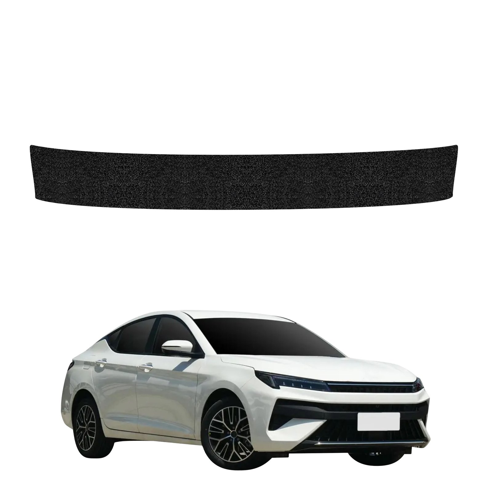 Juoda techninė apsauginė danga bagažinės slenksčiui JAC J7 Plus (2025-2026) GRIZZ HeavyDuty Black