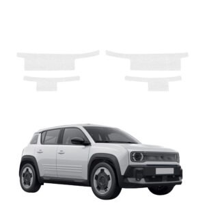 Komplektas 4w1 Bespalvė techninė apsauginė danga slenksčiams Renault R4 (2025-2026) GRIZZ HeavyDuty Clear