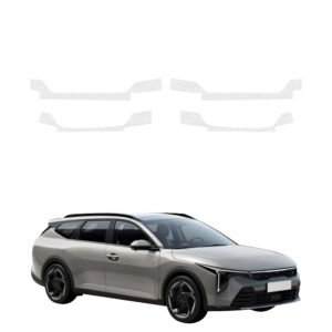 Komplektas 8w1 Bespalvė techninė apsauginė danga slenksčiams Kia K4 universalas (2026) GRIZZ HeavyDuty Clear