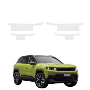 Komplektas 4w1 Bespalvė techninė apsauginė danga slenksčiams Jeep Compass (2025-2026) GRIZZ HeavyDuty Clear