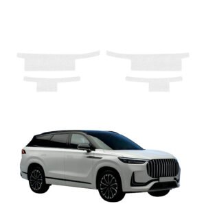 Komplektas 4w1 Bespalvė techninė apsauginė danga slenksčiams Jaecoo 8 (2025-2026) GRIZZ HeavyDuty Clear