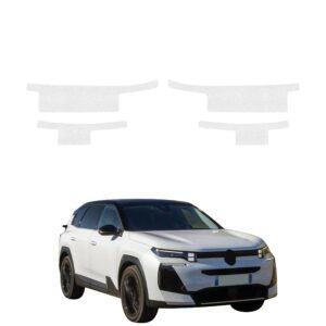 Komplektas 4w1 Bespalvė techninė apsauginė danga slenksčiams Citroen C5 Aircross SUV (2025-2026) GRIZZ HeavyDuty Clear