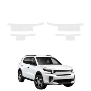 Komplektas 4w1 Bespalvė techninė apsauginė danga slenksčiams Citroen C3 Aircross (2025-2026) GRIZZ HeavyDuty Clear
