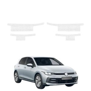Komplektas 4w1 Balta techninė apsauginė danga slenksčiams Volkswagen Golf 8 Variant (2024-2026) GRIZZ HeavyDuty White