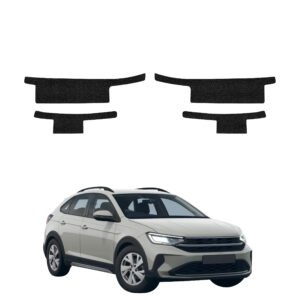 Komplektas 4w1 Juoda techninė apsauginė danga slenksčiams Volkswagen Taigo (2026) GRIZZ HeavyDuty Black