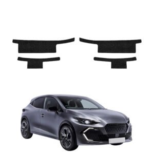 Komplektas 4w1 Juoda techninė apsauginė danga slenksčiams Renault Clio 6 (2026) GRIZZ HeavyDuty Black