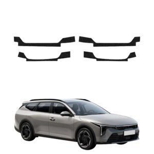 Komplektas 8w1 Juoda techninė apsauginė danga slenksčiams Kia K4 universalas (2026) GRIZZ HeavyDuty Black