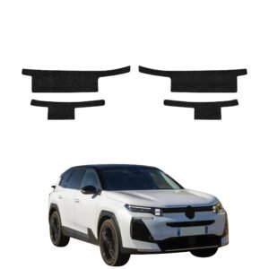 Komplektas 4w1 Juoda techninė apsauginė danga slenksčiams Citroen C5 Aircross SUV (2025-2026) GRIZZ HeavyDuty Black