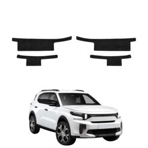 Komplektas 4w1 Juoda techninė apsauginė danga slenksčiams Citroen C3 Aircross (2025-2026) GRIZZ HeavyDuty Black