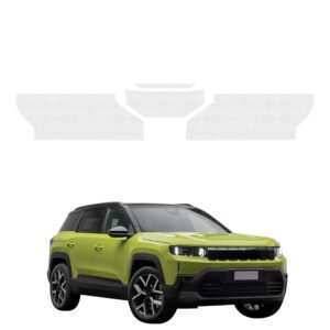 Komplektas 4w1 Bespalvė techninė apsauginė danga bagažinės slenksčiui Jeep Compass (2025-2026) GRIZZ HeavyDuty Clear