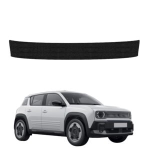 Juoda techninė apsauginė danga bagažinės slenksčiui Renault R4 (2025-2026) GRIZZ HeavyDuty Black
