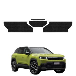 Komplektas 4w1 Juoda techninė apsauginė danga bagažinės slenksčiui Jeep Compass (2025-2026) GRIZZ HeavyDuty Black