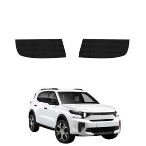 Komplektas 2w1 Juoda techninė apsauginė danga bagažinės slenksčiui Citroen C3 Aircross (2025-2026) GRIZZ HeavyDuty Black