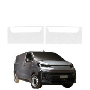 Komplektas 2w1 Bespalvė techninė apsauginė danga priekiniams slenksčiams Fiat Scudo (2024-2026) GRIZZ HeavyDuty Clear