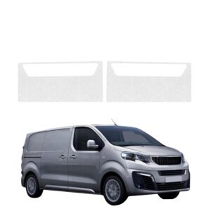 Komplektas 2w1 Bespalvė techninė apsauginė danga priekiniams slenksčiams Peugeot Expert (2024-2026) GRIZZ HeavyDuty Clear
