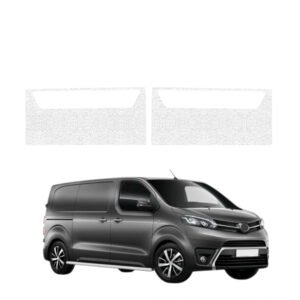 Komplektas 2w1 Bespalvė techninė apsauginė danga priekiniams slenksčiams Toyota Proace (2024-2026) GRIZZ HeavyDuty Clear