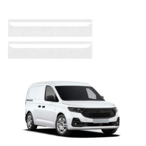 Komplektas 2w1 Bespalvė techninė apsauginė danga priekiniams slenksčiams Ford Transit Connect (2022-2026) GRIZZ HeavyDuty Clear