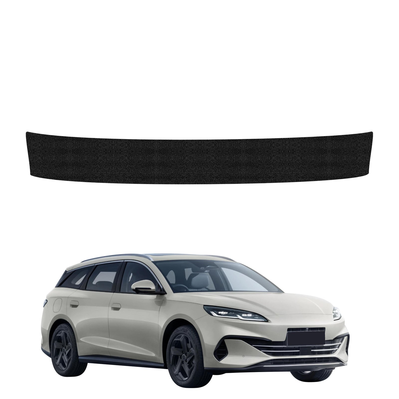 Juoda techninė apsauginė danga bagažinės slenksčiui BYD Seal 06 Dm-i Touring (2025-2026) GRIZZ HeavyDuty Black