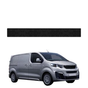 Juoda techninė apsauginė danga dešiniajam krovininių durų slenksčiui Peugeot Expert (2024-2026) GRIZZ HeavyDuty Black
