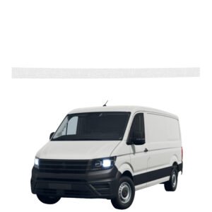 Bespalvė techninė apsauginė danga dešiniajam krovininių durų slenksčiui Volkswagen Crafter (2016-2026) GRIZZ HeavyDuty Clear