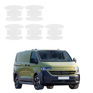 Komplektas 5w1 Bespalvė techninė apsauginė danga pod klamki Volkswagen Transporter (2024-2026) GRIZZ HeavyDuty Clear
