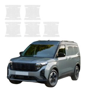 Komplektas 5w1 Bespalvė techninė apsauginė danga pod klamki Ford Transit Courier (2024-2026) GRIZZ HeavyDuty Clear