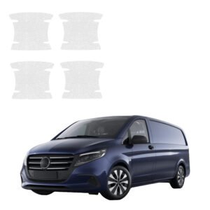 Komplektas 4w1 Bespalvė techninė apsauginė danga pod klamki Mercedes-Benz Vito (2014-2026) GRIZZ HeavyDuty Clear