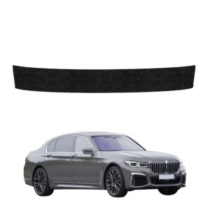 Juoda techninė apsauginė danga bagažinės slenksčiui BMW 7 G12 (2015-2022) GRIZZ HeavyDuty Black
