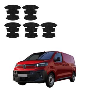 Komplektas 5w1 Juoda techninė apsauginė danga pod klamki Citroen Jumpy (2024-2026) GRIZZ HeavyDuty Black