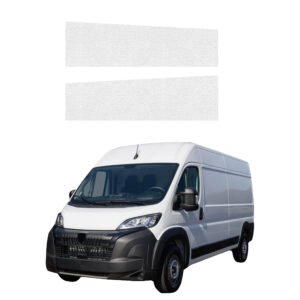 Komplektas 2w1 Bespalvė techninė apsauginė danga priekiniams slenksčiams Peugeot Boxer (2006-2026) GRIZZ HeavyDuty Clear
