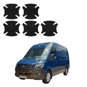 Komplektas 5w1 Juoda techninė apsauginė danga pod klamki Mercedes-Benz Sprinter (2018-2026) GRIZZ HeavyDuty Black