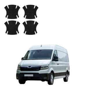Komplektas 4w1 Juoda techninė apsauginė danga pod klamki MAN TGE (2016-2026) GRIZZ HeavyDuty Black