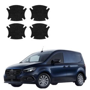 Komplektas 4w1 Juoda techninė apsauginė danga pod klamki Mercedes-Benz eCitan (2021-2026) GRIZZ HeavyDuty Black