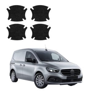 Komplektas 4w1 Juoda techninė apsauginė danga pod klamki Mercedes-Benz Citan (2021-2026) GRIZZ HeavyDuty Black
