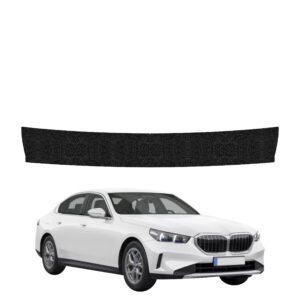 Juoda techninė apsauginė danga bagažinės slenksčiui BMW 5 Sedan G60 520i (2024-2026) GRIZZ HeavyDuty Black