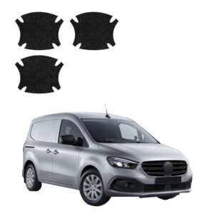 Komplektas 3w1 Juoda techninė apsauginė danga pod klamki Mercedes-Benz Citan (2021-2026) GRIZZ HeavyDuty Black