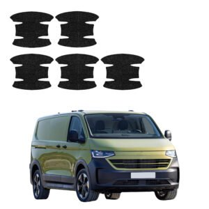 Komplektas 5w1 Juoda techninė apsauginė danga pod klamki Volkswagen Transporter (2024-2026) GRIZZ HeavyDuty Black