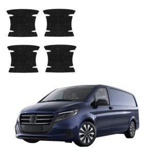 Komplektas 4w1 Juoda techninė apsauginė danga pod klamki Mercedes-Benz Vito (2014-2026) GRIZZ HeavyDuty Black