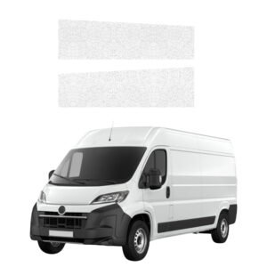 Komplektas 2w1 Balta techninė apsauginė danga priekiniams slenksčiams Opel Movano (2006-2026) GRIZZ HeavyDuty White