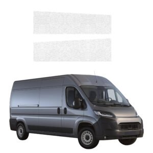 Komplektas 2w1 Balta techninė apsauginė danga priekiniams slenksčiams Toyota Proace Max (2024-2026) GRIZZ HeavyDuty White