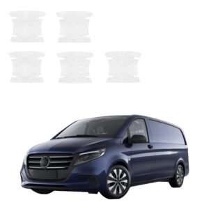 Komplektas 5w1 Balta techninė apsauginė danga pod klamki Mercedes-Benz eVito (2014-2026) GRIZZ HeavyDuty White