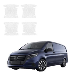 Komplektas 4w1 Balta techninė apsauginė danga pod klamki Mercedes-Benz Vito (2014-2026) GRIZZ HeavyDuty White