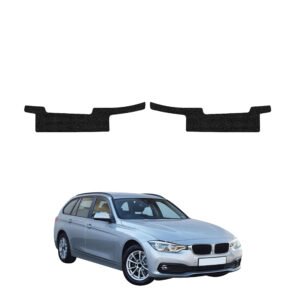 Komplektas 2w1 Juoda techninė apsauginė danga slenksčiams BMW 3 F31 universalas LCI (2015-2018) GRIZZ HeavyDuty Black